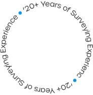 20+ years of surveying experience